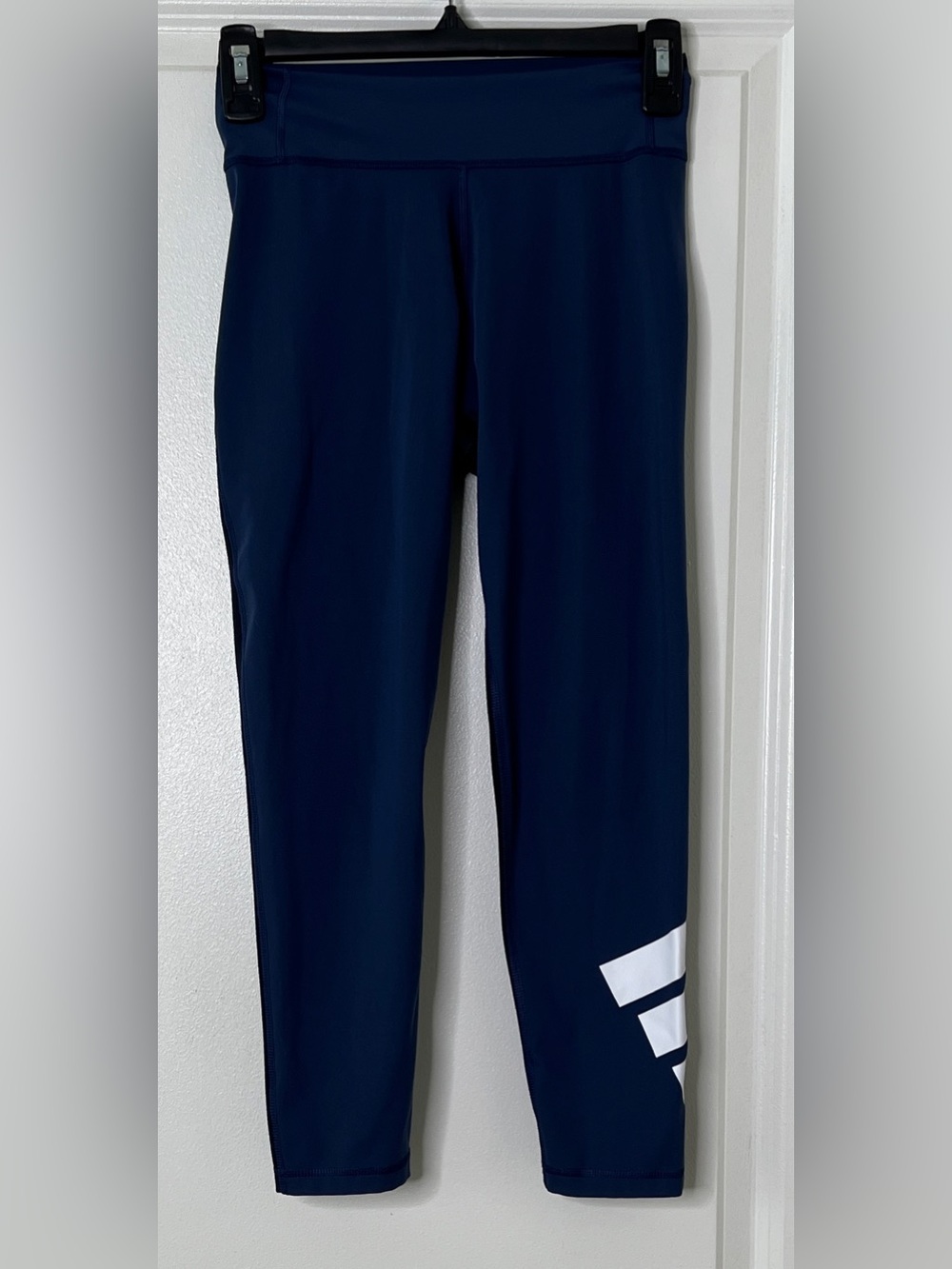 Adidas Womens Small Aeroready Leggings Blue Athletic Training Workout Pants‎